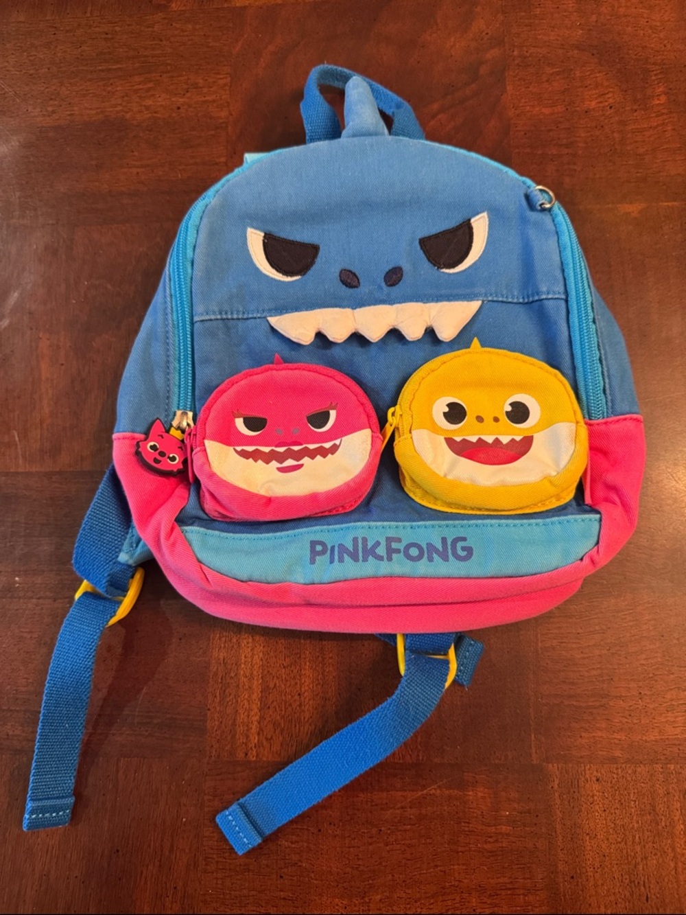 Baby Shark Pink Fong Toddler Size Child Backpack Knapsack